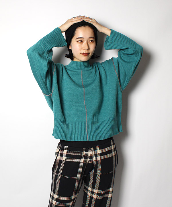 BICOLOR LINE KNIT