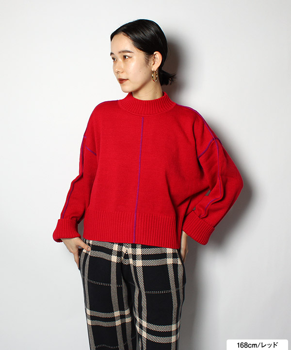 BICOLOR LINE KNIT