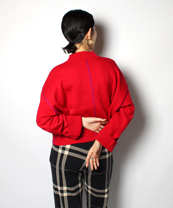 BICOLOR LINE KNIT