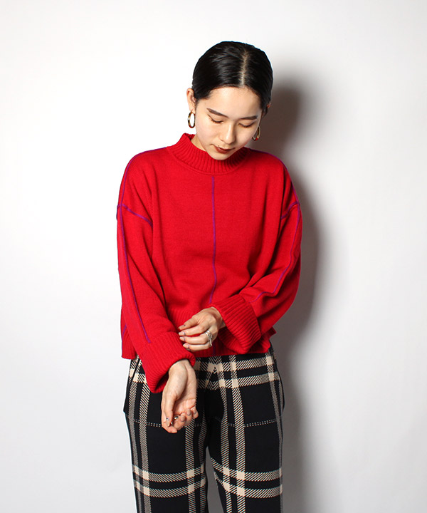 BICOLOR LINE KNIT