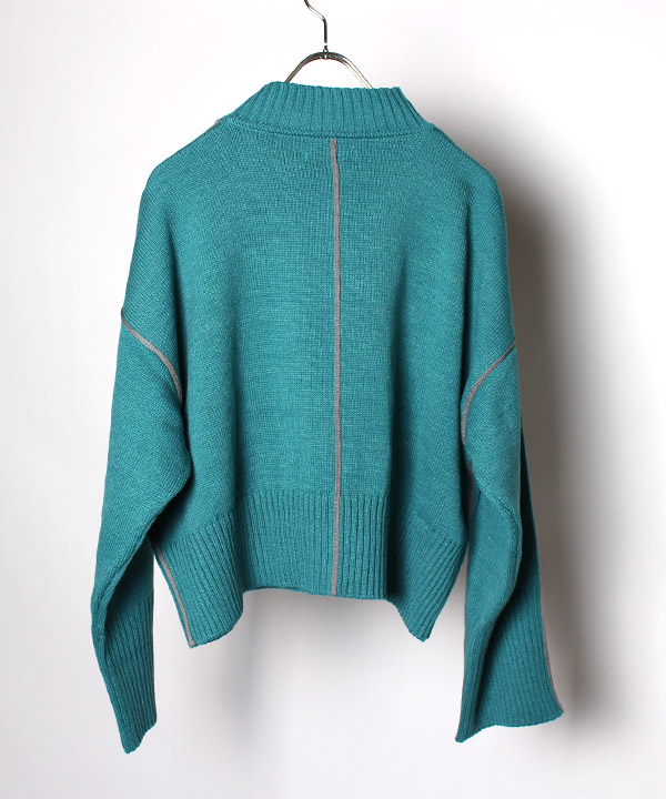 BICOLOR LINE KNIT