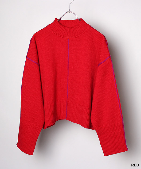 BICOLOR LINE KNIT