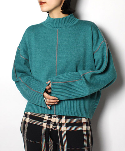 BICOLOR LINE KNIT