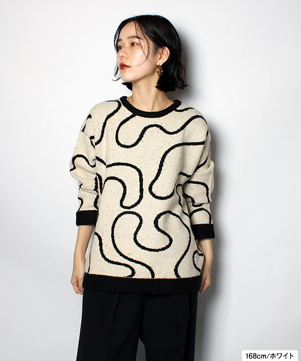 SINUOUS LINE KNIT