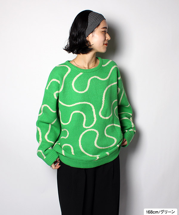 SINUOUS LINE KNIT