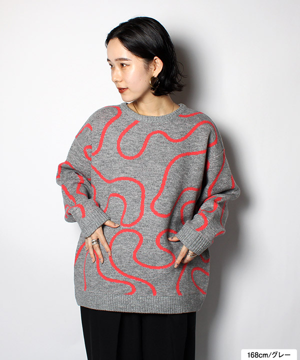 SINUOUS LINE KNIT