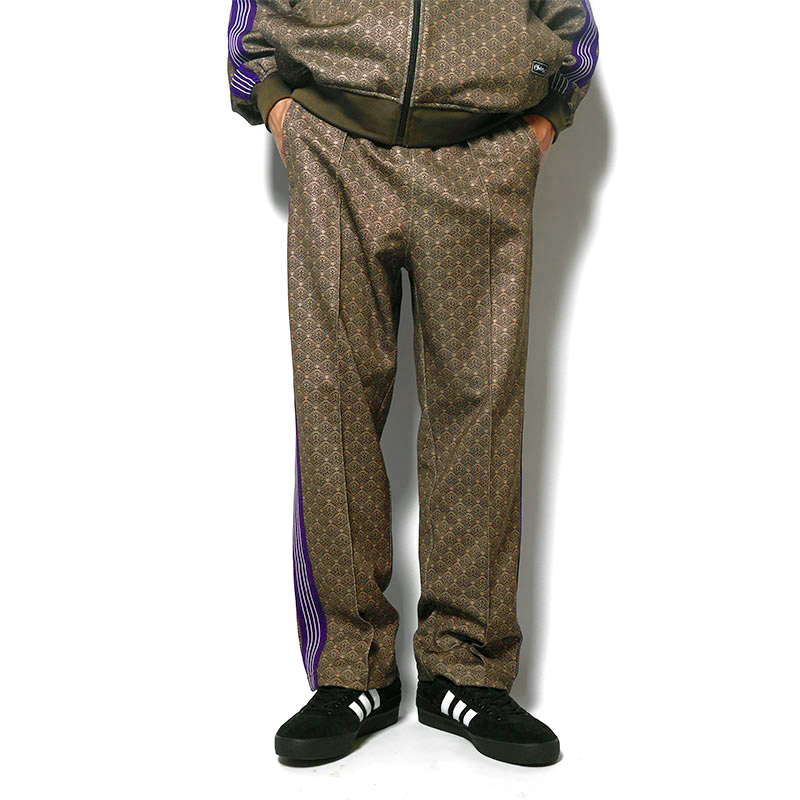 BATIK TRACK PANTS -BROWN-