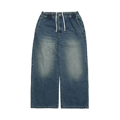 BAGGY DENIM PANTS -U.INDIGO-