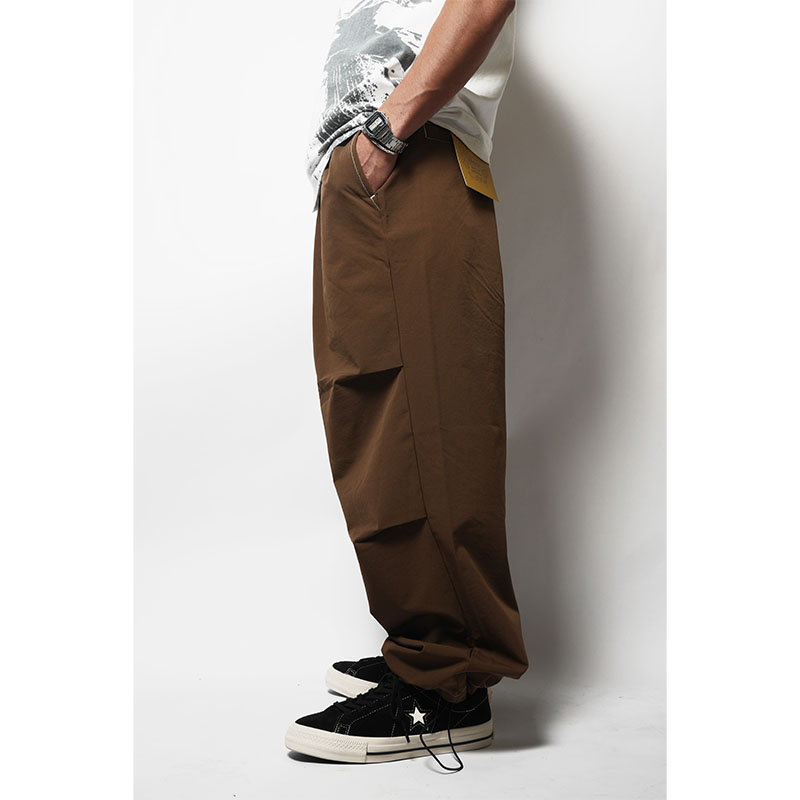 WT PANTS -BROWN-