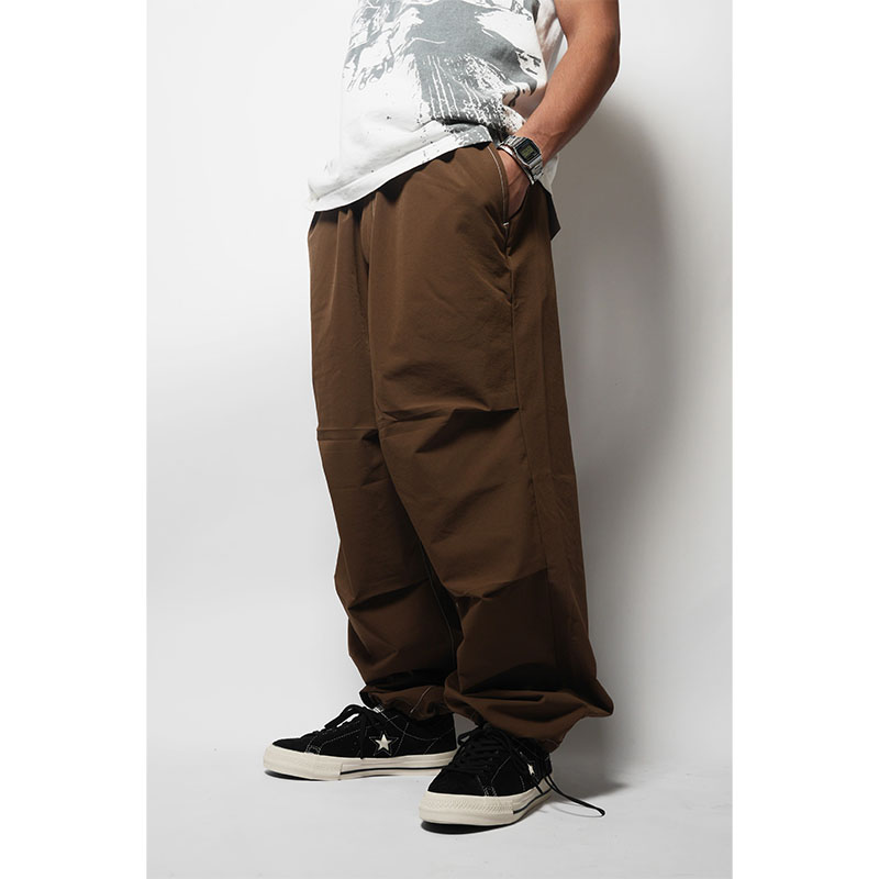 WT PANTS -BROWN-