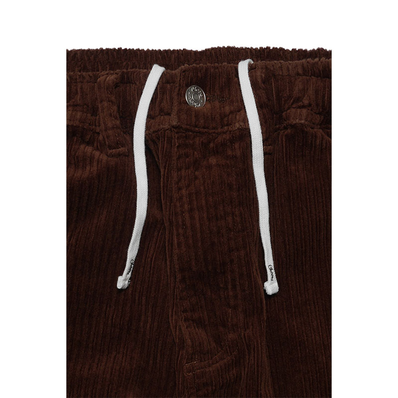 BAGGY CORDUROY PANTS -BROWN-