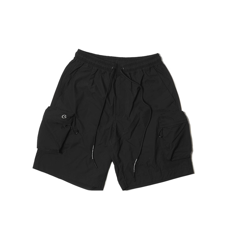 CARGO UE SHORT PANTS -BLACK-