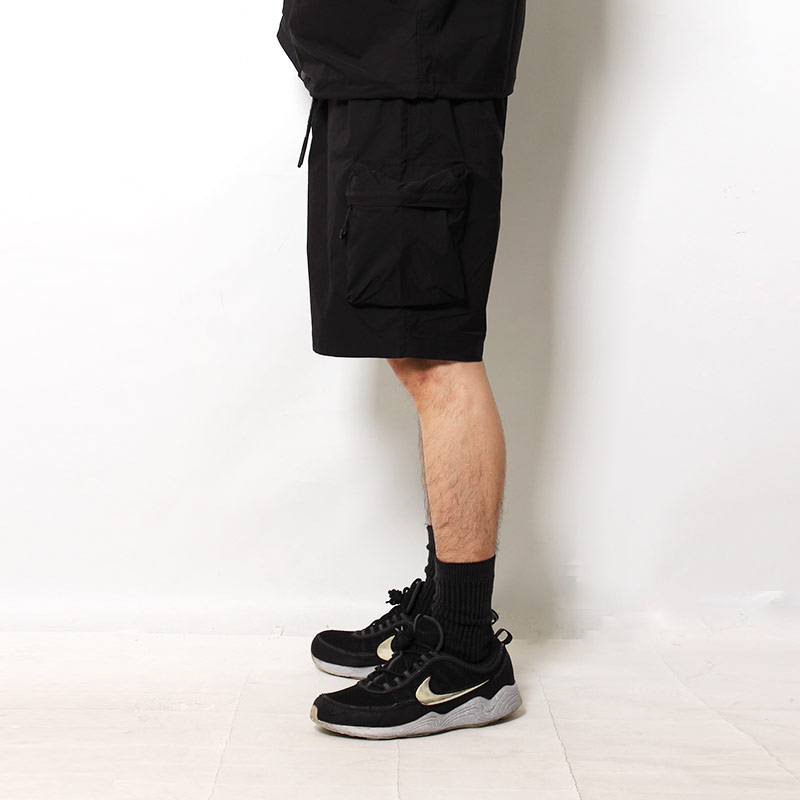 CARGO UE SHORT PANTS -BLACK-