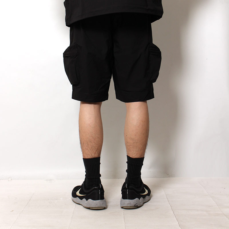 CARGO UE SHORT PANTS -BLACK-