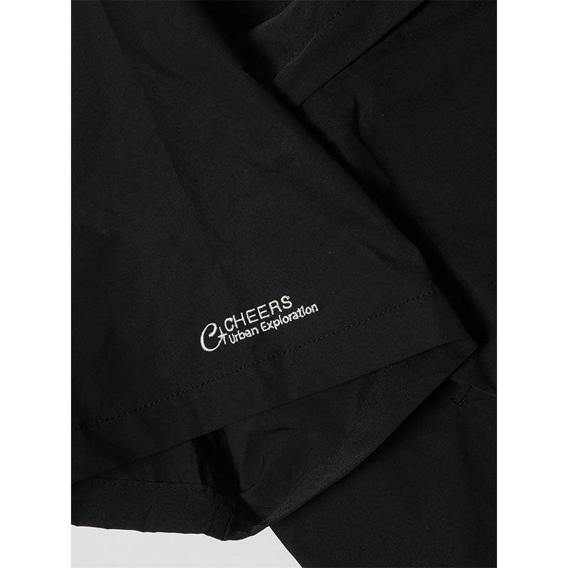 CARGO POCKET SS SHIRTS -BLACK-