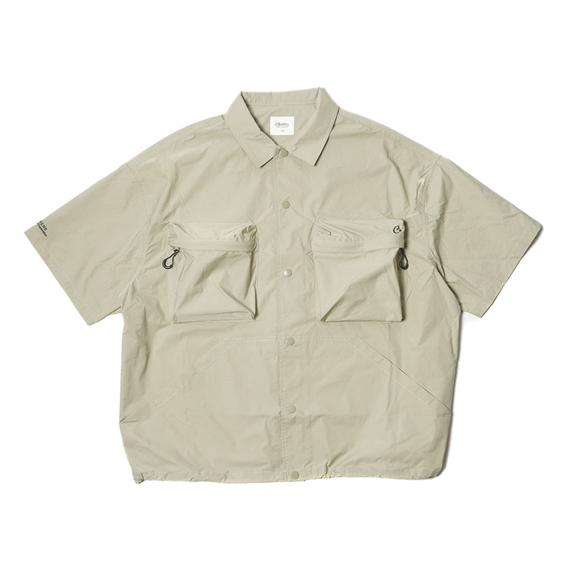 CARGO POCKET SS SHIRTS -LT GREEN-