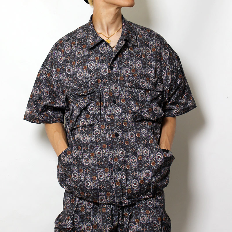 CARGO POCKET SS SHIRTS -MULTI-