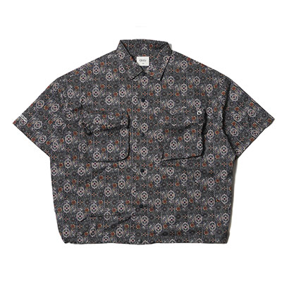 CARGO POCKET SS SHIRTS -MULTI-