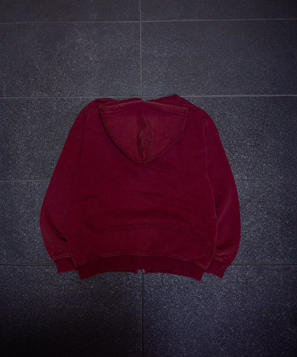 METAL LOGO ZIP HOODIE