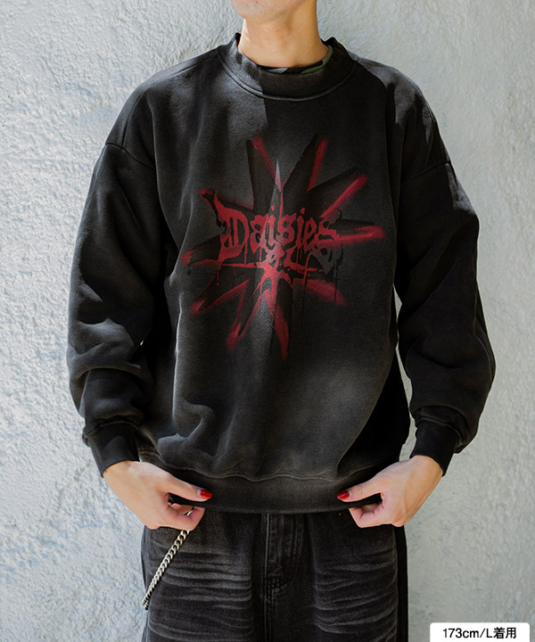 Double Layer Print Crew