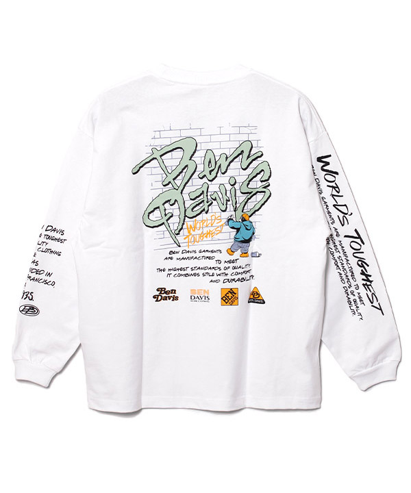 SPRAY MASTER L/S TEE(WIDE)(ホワイト)