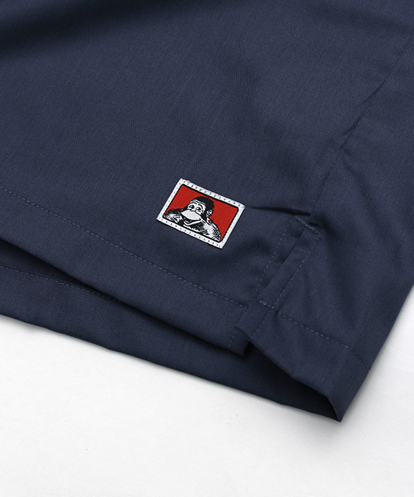 PANELLED ZIP FRONT WORK SHIRT