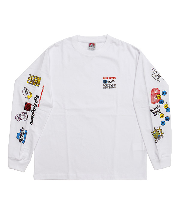 MULTI-CULTURAL EMB L/S TEE (WIDE)