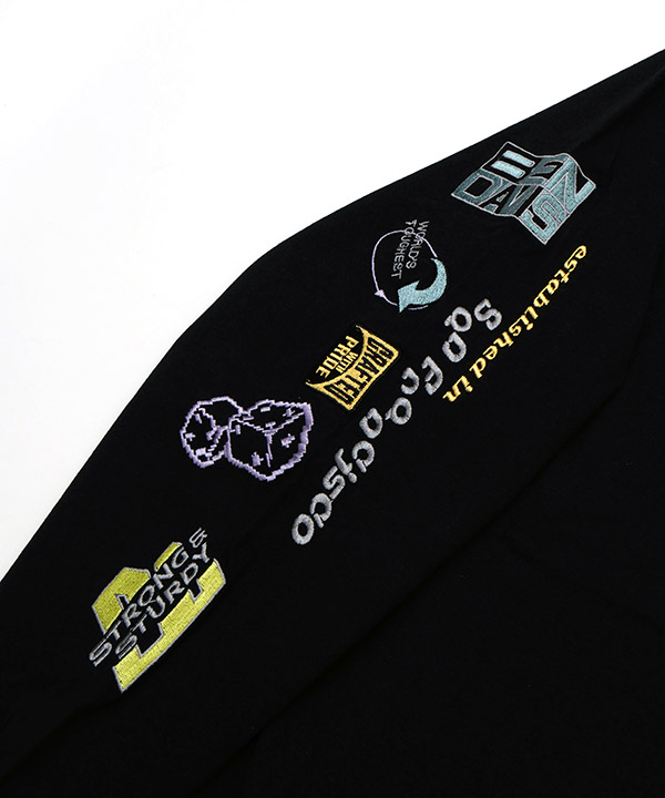 MULTI-CULTURAL EMB L/S TEE (WIDE)