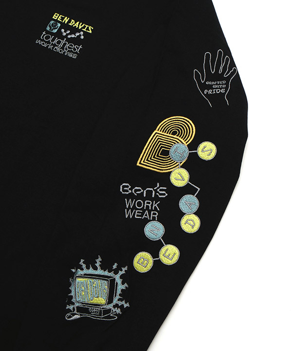 MULTI-CULTURAL EMB L/S TEE (WIDE)