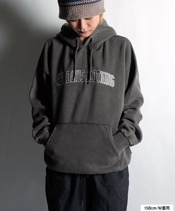 ARCH LOGO FADED HOODIE