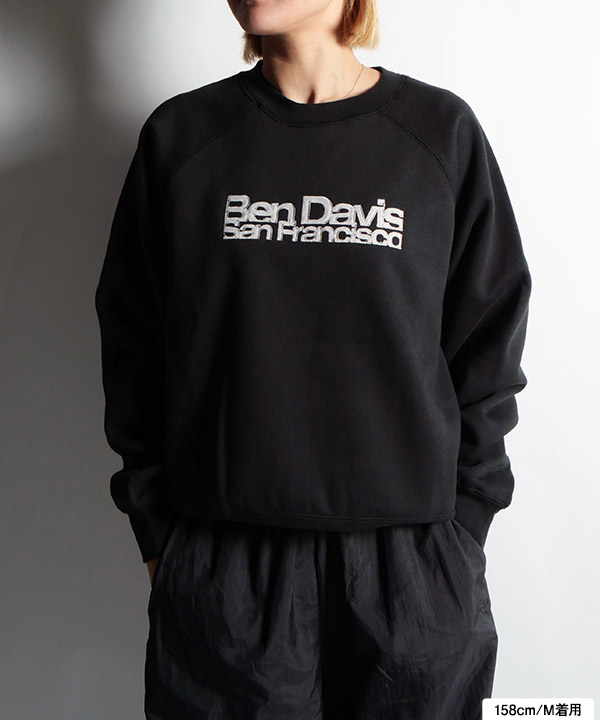 CENTER LOGO RAGLAN CREW (70's FIT)