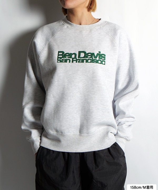 CENTER LOGO RAGLAN CREW (70's FIT)