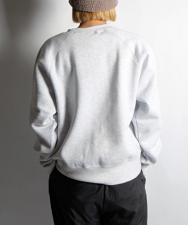 CENTER LOGO RAGLAN CREW (70's FIT)