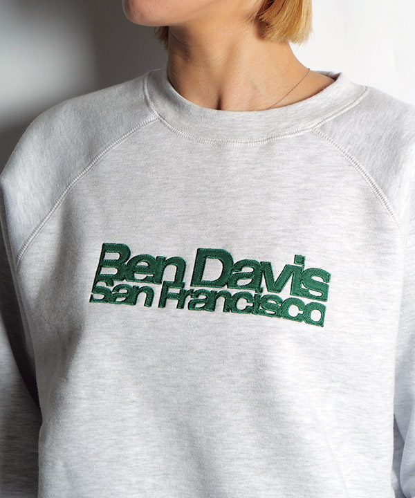 CENTER LOGO RAGLAN CREW (70's FIT)