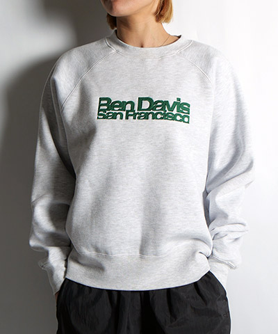 CENTER LOGO RAGLAN CREW (70's FIT)