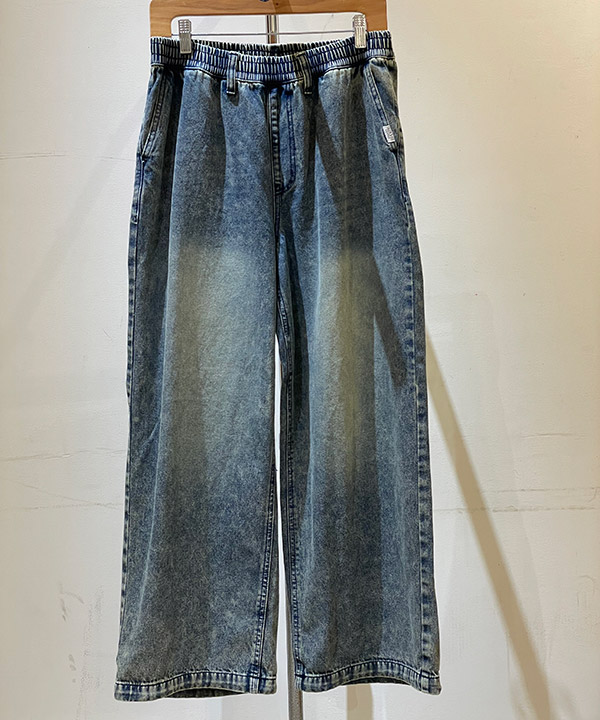 DENIM DRAWSTORING PT(ネイビー)