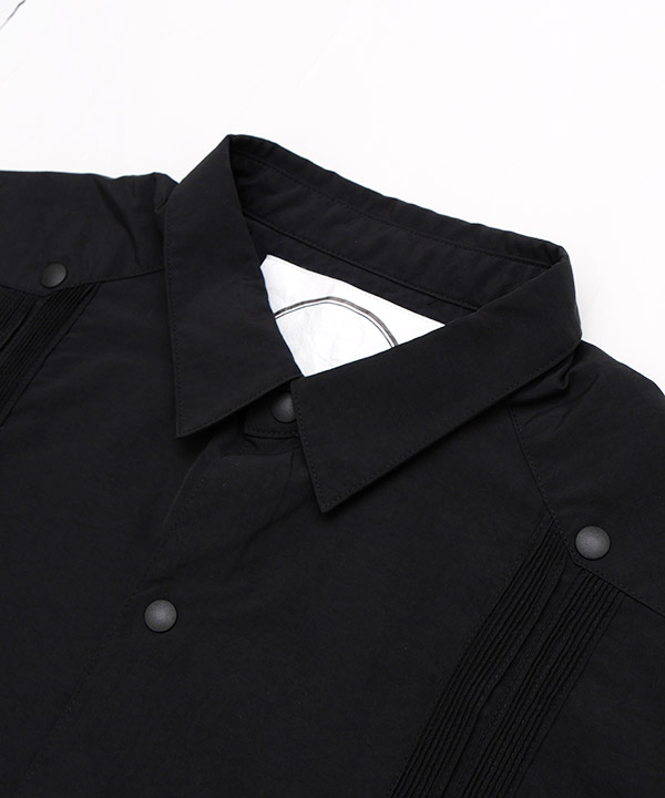 S/S GUAYABERA SHIRT -ブラック-