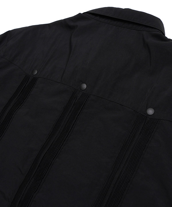 S/S GUAYABERA SHIRT -ブラック-