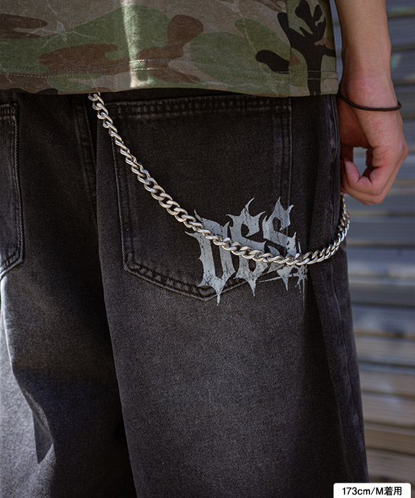【8月8日販売開始】DSS DENIM HALF PANTS -ブラック-