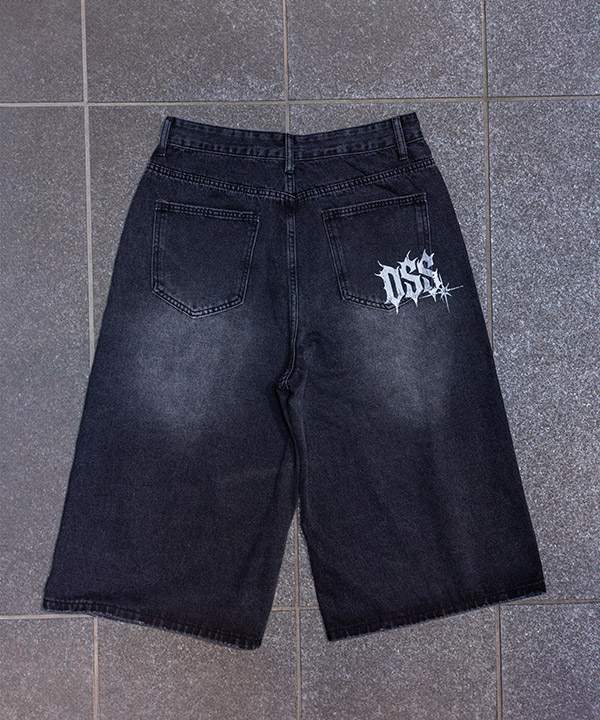 【8月8日販売開始】DSS DENIM HALF PANTS -ブラック-