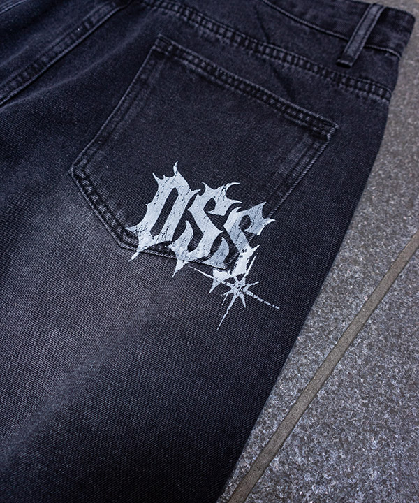 【8月8日販売開始】DSS DENIM HALF PANTS -ブラック-