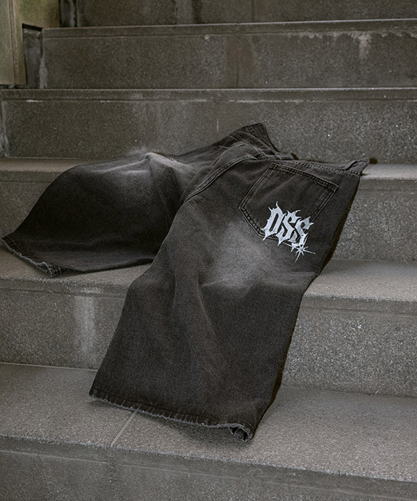 【8月8日販売開始】DSS DENIM HALF PANTS -ブラック-