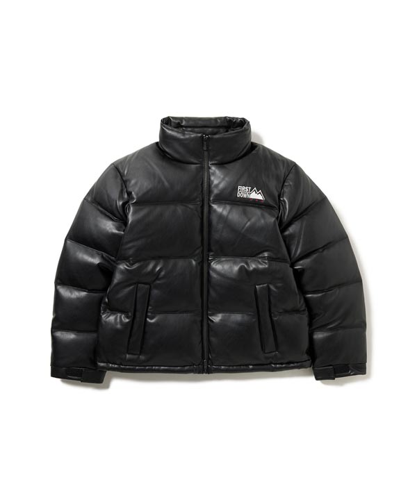 BUBBLE DOWN JKT COLOR LEATHER(ブラック)