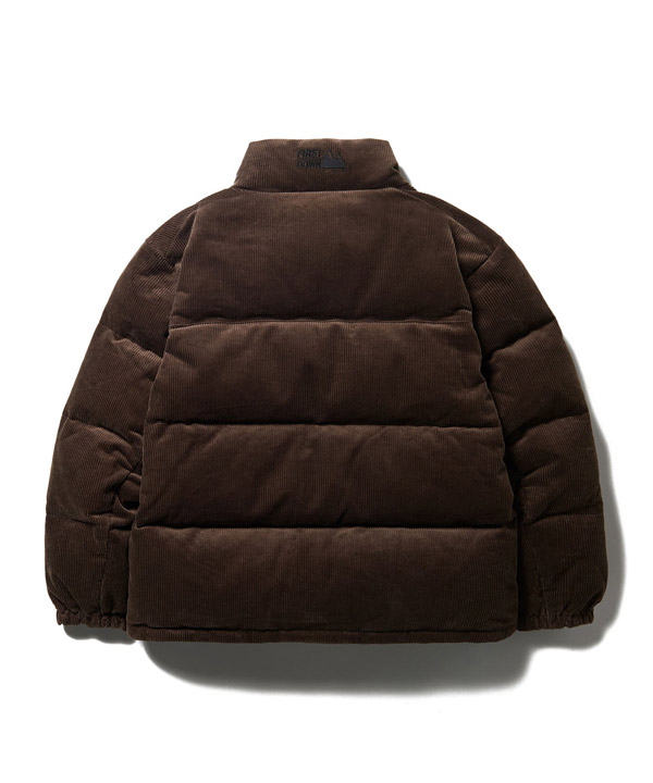 BUBBLE DOWN JKT CORDUROY -ブラウン-