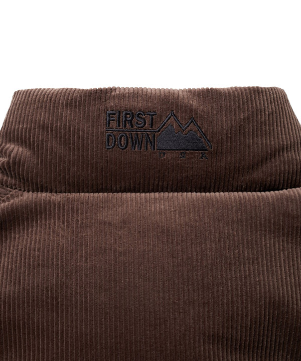 BUBBLE DOWN JKT CORDUROY -ブラウン-