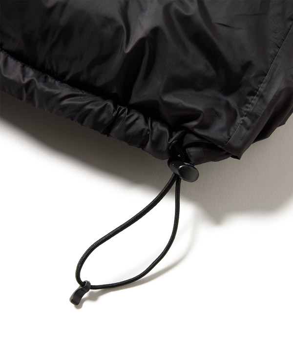 RABBIT FOOT × FIRST DOWN BUBBLE DOWN JKT MICROFT -ブラック-