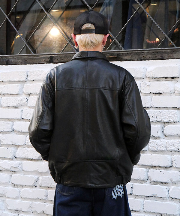 Reproduct Leather Flight Jacket