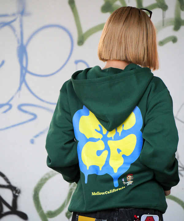 FLOWER ZIP HOODIE