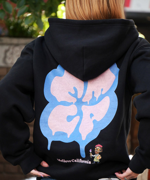 FLOWER ZIP HOODIE
