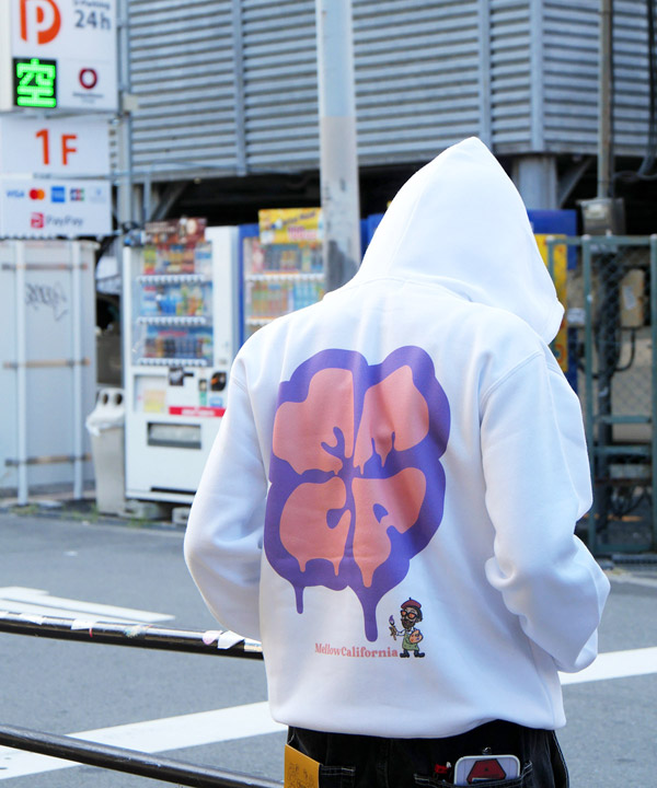 FLOWER ZIP HOODIE